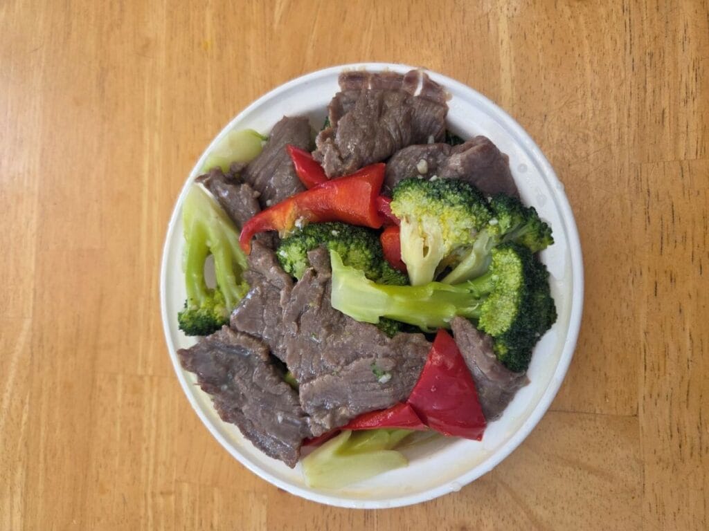 Beef with Broccoli delivery from Mandarin Restaurant low sodium