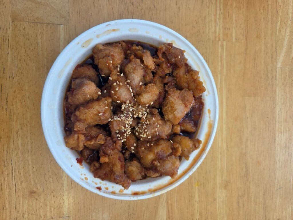 General Tao Chicken delivery crispy fried chicken Mandarin Restaurant
