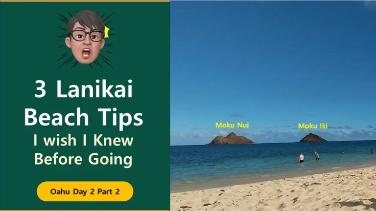Oahu Hawaii Day 2 afternoon Lanikai Beach travel tips and visitor guide